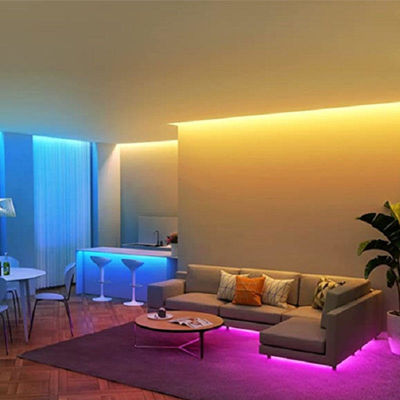 Strisce leggere al neon sottili flessibili 24V della luce di striscia della PANNOCCHIA LED di Rgb 840Leds/M per stanza