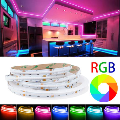 Strisce leggere al neon sottili flessibili 24V della luce di striscia della PANNOCCHIA LED di Rgb 840Leds/M per stanza