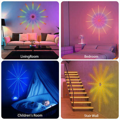 Luce di musica di Smart LED del fuoco d'artificio di sincronizzazione di musica