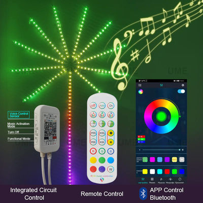 Luce di musica di Smart LED del fuoco d'artificio di sincronizzazione di musica