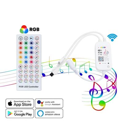 La casa di musica Ip65 APP ha condotto la striscia leggera Luces Rgb impermeabile flessibile 5050 corredi