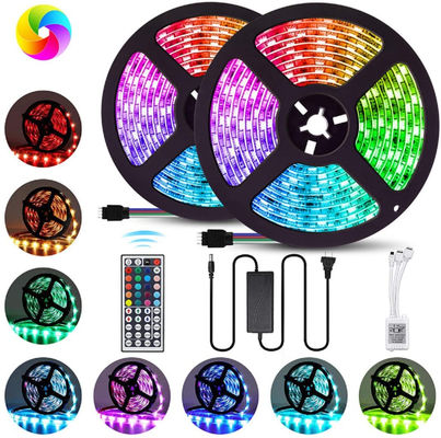 La sincronizzazione astuta Rgb flessibile di musica di CRESTIN 16.4ft RGB ha condotto le lampade fluorescenti WiFi APP