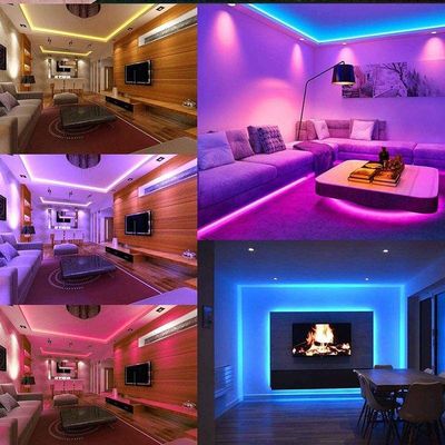 La luce astuta impermeabile di musica di RGB 5V LED ha condotto il cambiamento di colore di USB della lampadina 5050 della TV