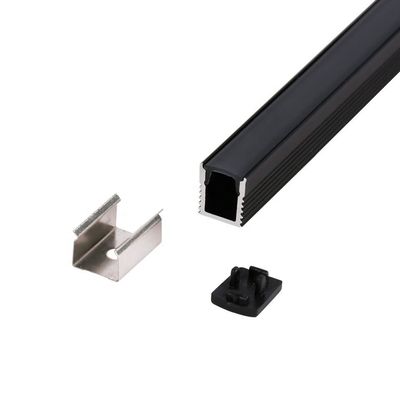 AL di alluminio 0809 di profilo di Mini Recessed Square LED per il soffitto all'aperto dell'interno di architettura