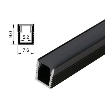 AL di alluminio 0809 di profilo di Mini Recessed Square LED per il soffitto all'aperto dell'interno di architettura