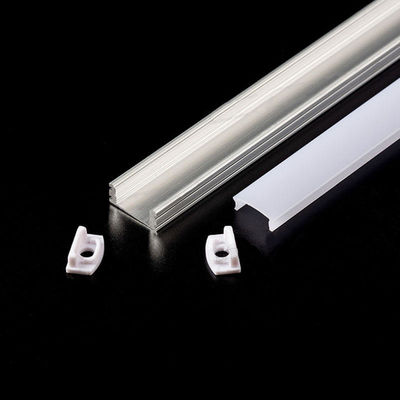 il PC quadrato della luce di profilo LED di profilo di alluminio bianco di 8mm copre lineare