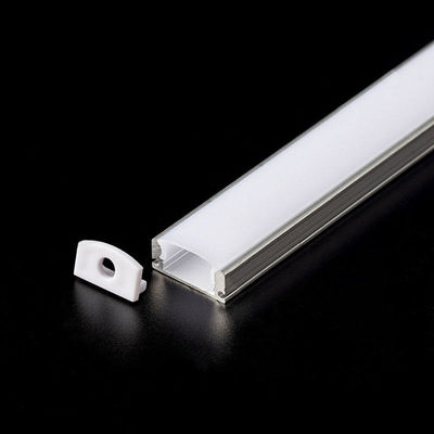il PC quadrato della luce di profilo LED di profilo di alluminio bianco di 8mm copre lineare