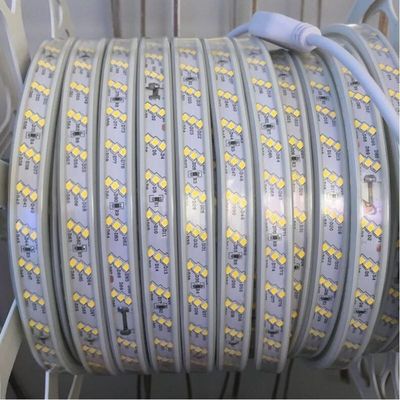 220V impermeabile Smd 2835 lumi 180 del LED m. Three Row Flexible di luce del nastro