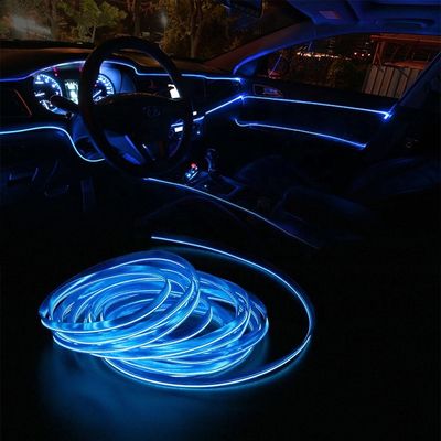 l'automobile modificata 3m accende la linea leggera fredda di EL con la console il LED Ligh ambientale del cruscotto di USB DIY T