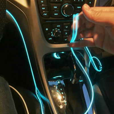 l'automobile modificata 3m accende la linea leggera fredda di EL con la console il LED Ligh ambientale del cruscotto di USB DIY T