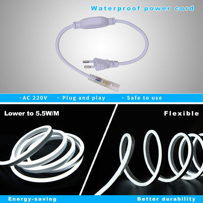 striscia al neon leggera al neon Luces Rubber Cuttable Strip flessibile del silicone di 220V RGB LED