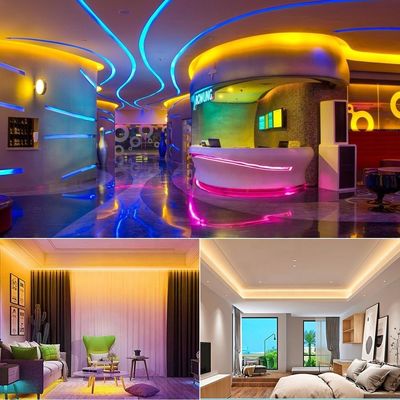 striscia al neon leggera al neon Luces Rubber Cuttable Strip flessibile del silicone di 220V RGB LED