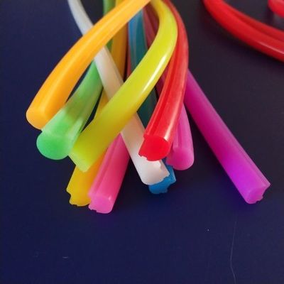 Segni su ordinazione leggeri al neon flessibili multicolori della luce della metropolitana del silicone LED 6mm 8mm 10mm 6500k