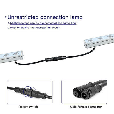 DC24V IP65 24W LED DMX che accende le luci di Natale programmabili di RGB RGBW Rgb