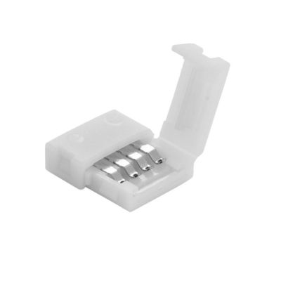 10mm 4 Pin di Pin Led Rgb Connector 10mm 4 LED L accessoria T X Gapless Unwired forma Solderless