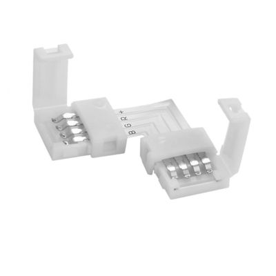 10mm 4 Pin di Pin Led Rgb Connector 10mm 4 LED L accessoria T X Gapless Unwired forma Solderless