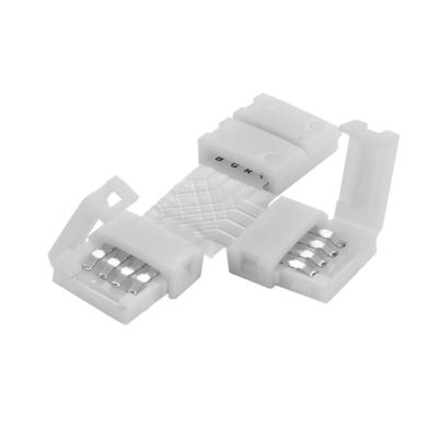 10mm 4 Pin di Pin Led Rgb Connector 10mm 4 LED L accessoria T X Gapless Unwired forma Solderless