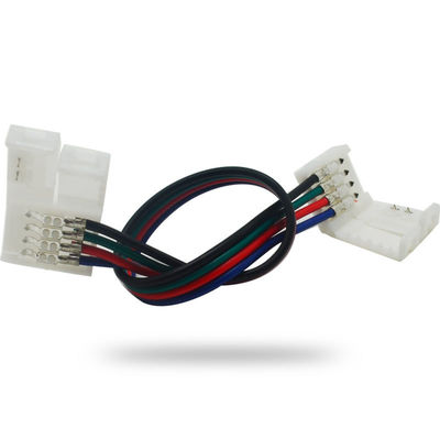 La larghezza principale di Pin 10mm dei connettori 4 della luce di striscia ha condotto il cavo accessorio del cavo di estensione di Solderless