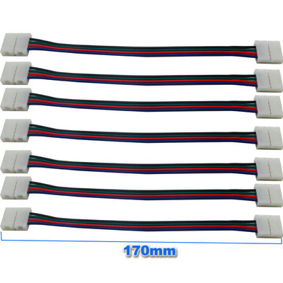 La larghezza principale di Pin 10mm dei connettori 4 della luce di striscia ha condotto il cavo accessorio del cavo di estensione di Solderless