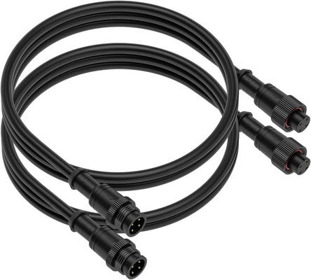 Pin elettrico codificato A accessorio impermeabile 4 del cavo di estensione del cavo LED M12 Cirlular 3