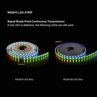 Ws2815 Digital Rgb ha condotto la striscia che i diversi dati indirizzabili di Daul segnalano 60 pixel del LED 144