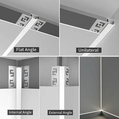 Profilo di alluminio principale bianco incluso di illuminazione di bordo 24VCeiling SMD per la cucina dell'atrio