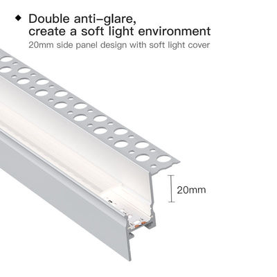 Rondella leggera messa moderna della parete del soffitto LED di Manica di alluminio del LED che accende la luce di striscia di 9.5W/M Aluminum Profile Linear