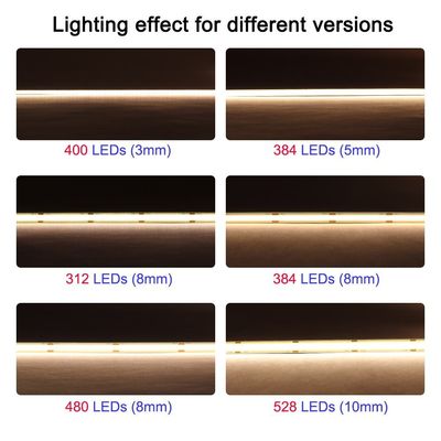 8mm 10mm 3000k hanno condotto il bianco freddo caldo giallo di Red Green del LED della PANNOCCHIA del ghiaccio flessibile leggero di Istruzione Autodidattica 90
