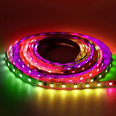 Striscia principale indirizzabile leggera indirizzabile 24v della striscia principale Digital 60leds/M di RGBIC 5050 SMD