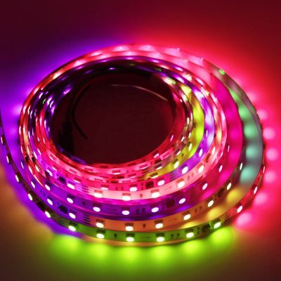 Striscia principale indirizzabile leggera indirizzabile 24v della striscia principale Digital 60leds/M di RGBIC 5050 SMD