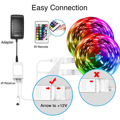 60Leds/M 5050 ripresa esterna di controllo del App delle lampade fluorescenti 5m 10m 15m di Rgb Smart LED per la camera da letto