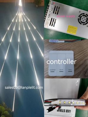 Le strisce d'inseguimento bianche flessibili dell'acqua corrente di corsa di cavalli smd2835 lampeggiante della striscia del LED 24V hanno condotto leggero