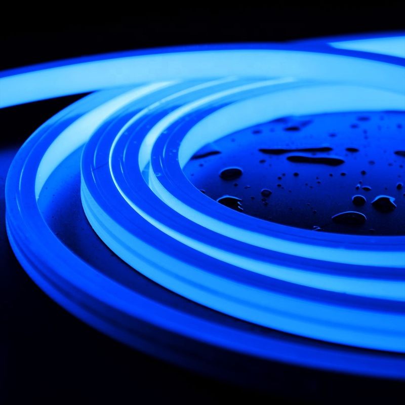 le strisce leggere al neon indirizzabili 24V impermeabilizzano le lampade fluorescenti principali Ip68 per la decorazione all'aperto