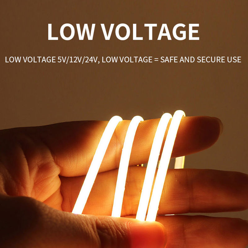 La piccola lampadina ultra sottile 12V del Usb TV della striscia 5mm della PANNOCCHIA LED ha condotto leggermente le strisce leggere