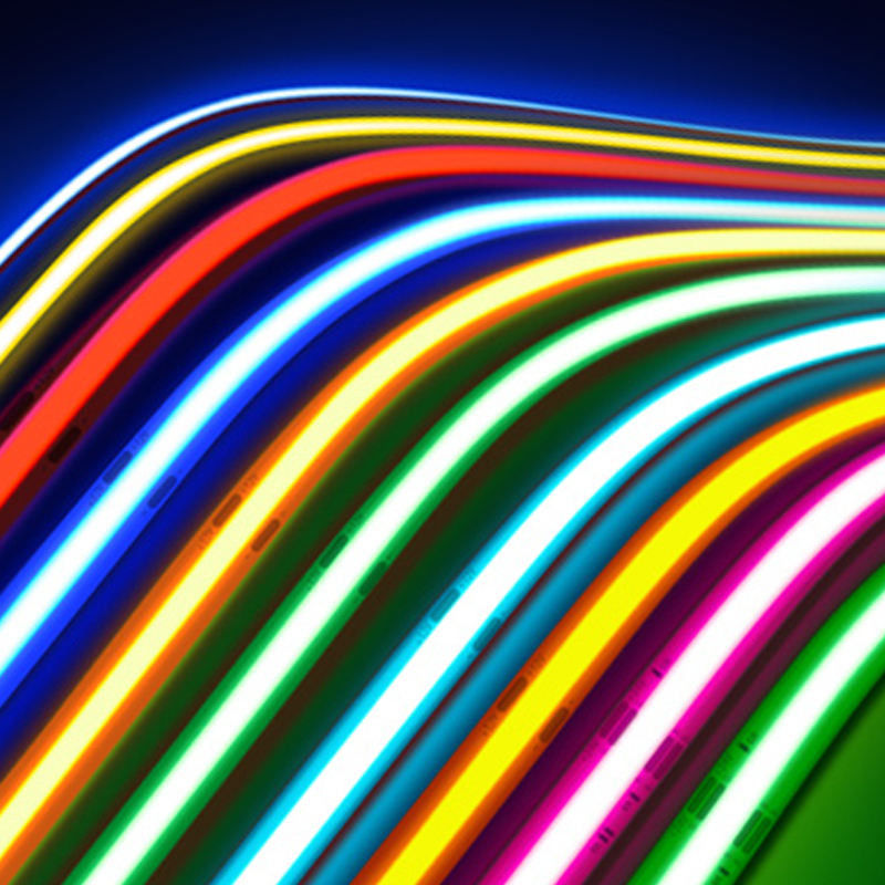 Strisce leggere al neon sottili flessibili 24V della luce di striscia della PANNOCCHIA LED di Rgb 840Leds/M per stanza