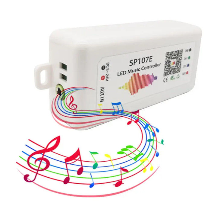 Il APP Bluetooth Rgb ha condotto la striscia WS2812B WS2811 SP107E di For Pixel Light del regolatore di musica