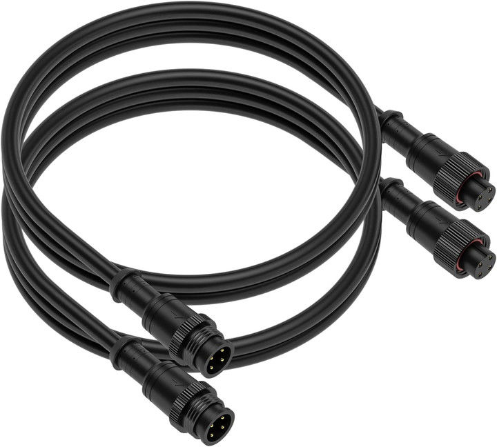 Pin elettrico codificato A accessorio impermeabile 4 del cavo di estensione del cavo LED M12 Cirlular 3