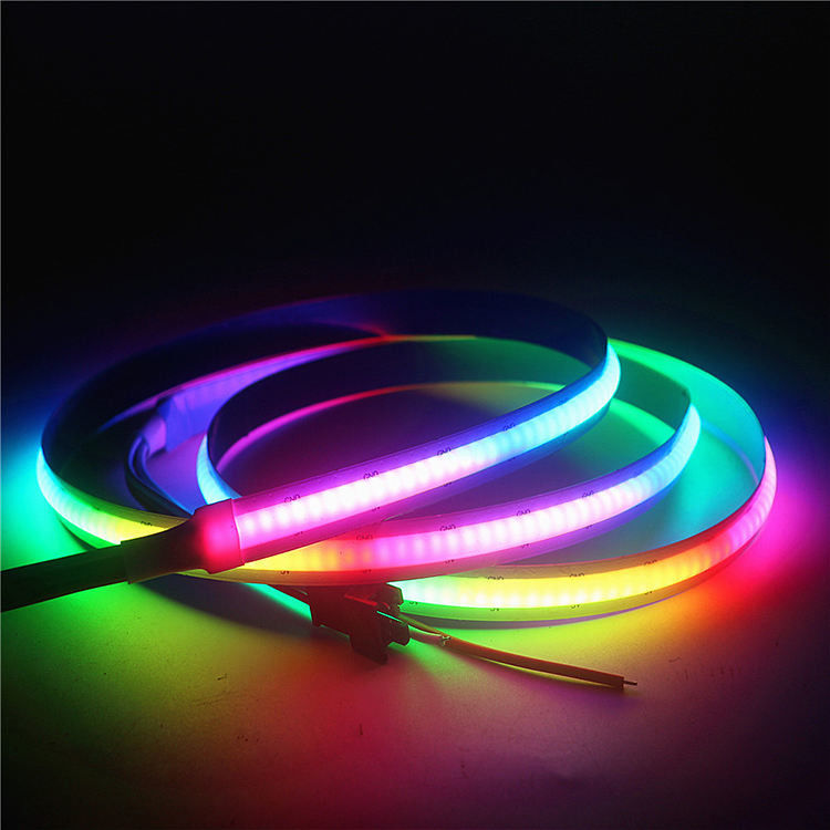 Striscia della luce di umore di Smart LED della pannocchia di RGB nessun Dots Full Color Light Strip 630LEDs/M
