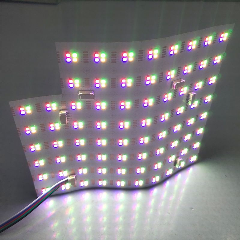 Dc24v Rgbw delicatamente ha condotto lo strato flessibile principale bordo flessibile molle della lampadina del pannello dello strato 1152leds Smd2835 35w del pannello